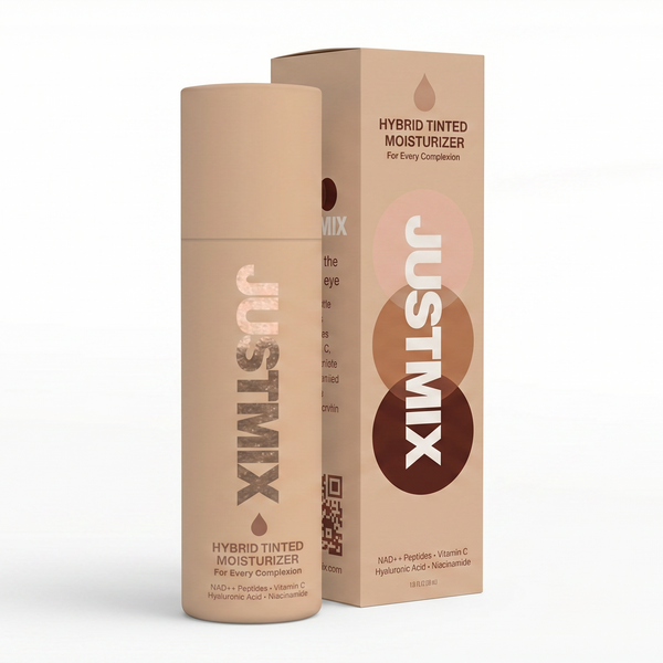 JUSTMIX Hybrid Tinted Moisturizer | 1.05 oz (30ml), Perfect for Travel Skin by Leah